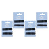 Pharmacy Health Thick Bobby Pins Black 10 Pack Bundle of 4