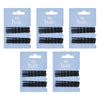 Pharmacy Health Thick Bobby Pins Black 10 Pack Bundle of 5