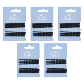 Pharmacy Health Thick Bobby Pins Black 10 Pack Bundle of 5