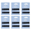 Pharmacy Health Thick Bobby Pins Black 10 Pack Bundle of 6