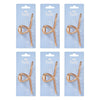 Pharmacy Health Twist Claw Clip Gold Pack of 6