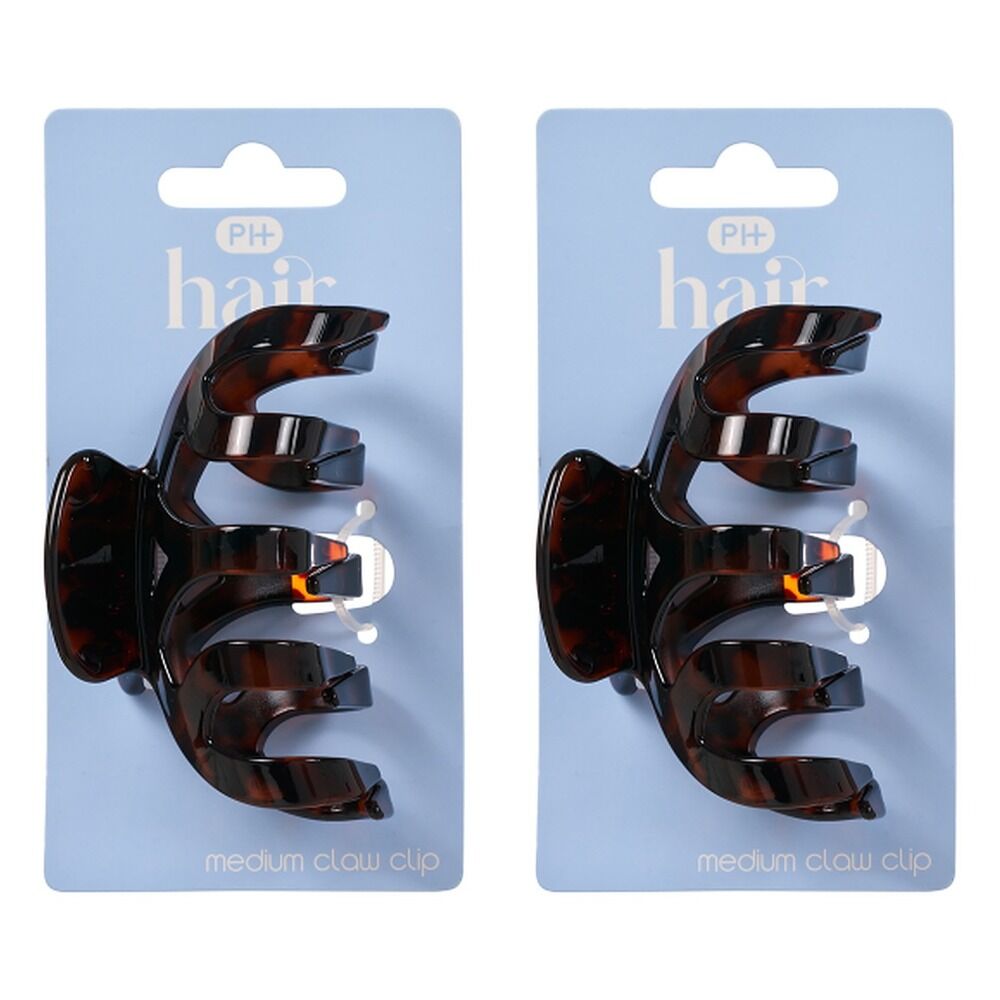 Pharmacy Health Medium Claw Clip Tortoiseshell Pack of 2