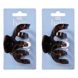 Pharmacy Health Medium Claw Clip Tortoiseshell Pack of 2
