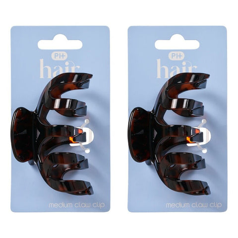 Pharmacy Health Medium Claw Clip Tortoiseshell Pack of 2