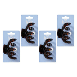 Pharmacy Health Medium Claw Clip Tortoiseshell Pack of 4