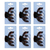 Pharmacy Health Medium Claw Clip Tortoiseshell Pack of 6