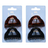 Pharmacy Health Small Half Moon Claw Clip 2 Pack Bundle of 2