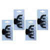Pharmacy Health Medium Claw Clip Black Pack of 4