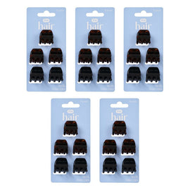 Pharmacy Health Small Claw Clips 5 Pack Bundle of 5