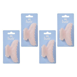 Pharmacy Health Medium Claw Clip Pink Pack of 4