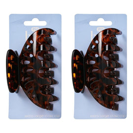 Pharmacy Health Extra Large Claw Clip Tortoiseshell Pack of 2