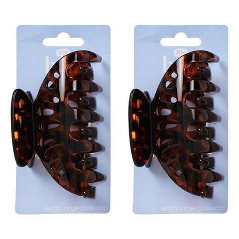 Pharmacy Health Extra Large Claw Clip Tortoiseshell Pack of 2