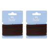 Pharmacy Health Thick Elastics Brunette 10 Pack Bundle of 2