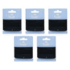 Pharmacy Health Thick Elastics Black 10 Pack Bundle of 5