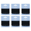 Pharmacy Health Thick Elastics Black 10 Pack Bundle of 6