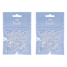 Pharmacy Health Polybands Clear 100 Pack Bundle of 2