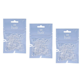 Pharmacy Health Polybands Clear 100 Pack Bundle of 3