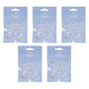 Pharmacy Health Polybands Clear 100 Pack Bundle of 5