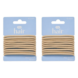 Pharmacy Health Thick Elastics Blonde 10 Pack Bundle of 2