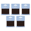 Pharmacy Health Thin Elastics Brunette 20 Pack Bundle of 5