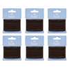 Pharmacy Health Thin Elastics Brunette 20 Pack Bundle of 6