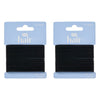 Pharmacy Health Thin Elastics Black 20 Pack Bundle of 2