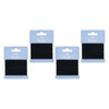 Pharmacy Health Thin Elastics Black 20 Pack Bundle of 4
