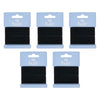 Pharmacy Health Thin Elastics Black 20 Pack Bundle of 5