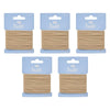 Pharmacy Health Thin Elastics Blonde 20 Pack Bundle of 5