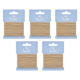 Pharmacy Health Thin Elastics Blonde 20 Pack Bundle of 5