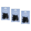 Pharmacy Health Polybands Black 100 Pack Bundle of 3