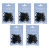 Pharmacy Health Polybands Black 100 Pack Bundle of 5