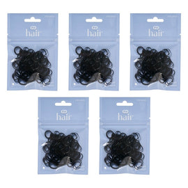 Pharmacy Health Polybands Black 100 Pack Bundle of 5