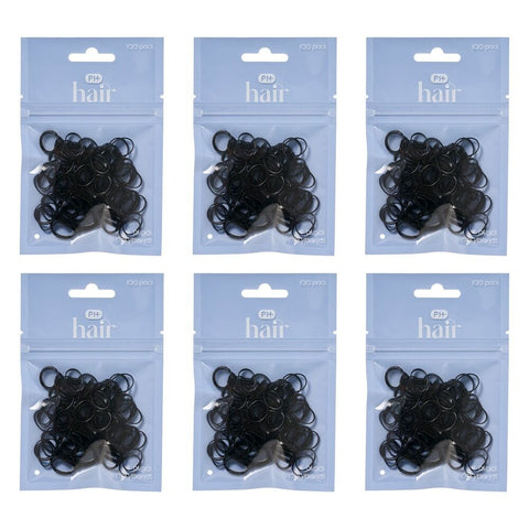 Pharmacy Health Polybands Black 100 Pack Bundle of 6