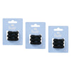 Pharmacy Health Hair Spirals Black 3 Pack Bundle of 3