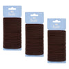 Pharmacy Health Thick Elastics Brunette 30 Pack Bundle of 3