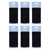 Pharmacy Health Thick Elastics Black 30 Pack Bundle of 6