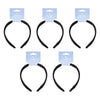 Pharmacy Health Fashion Headband Black Pack of 5