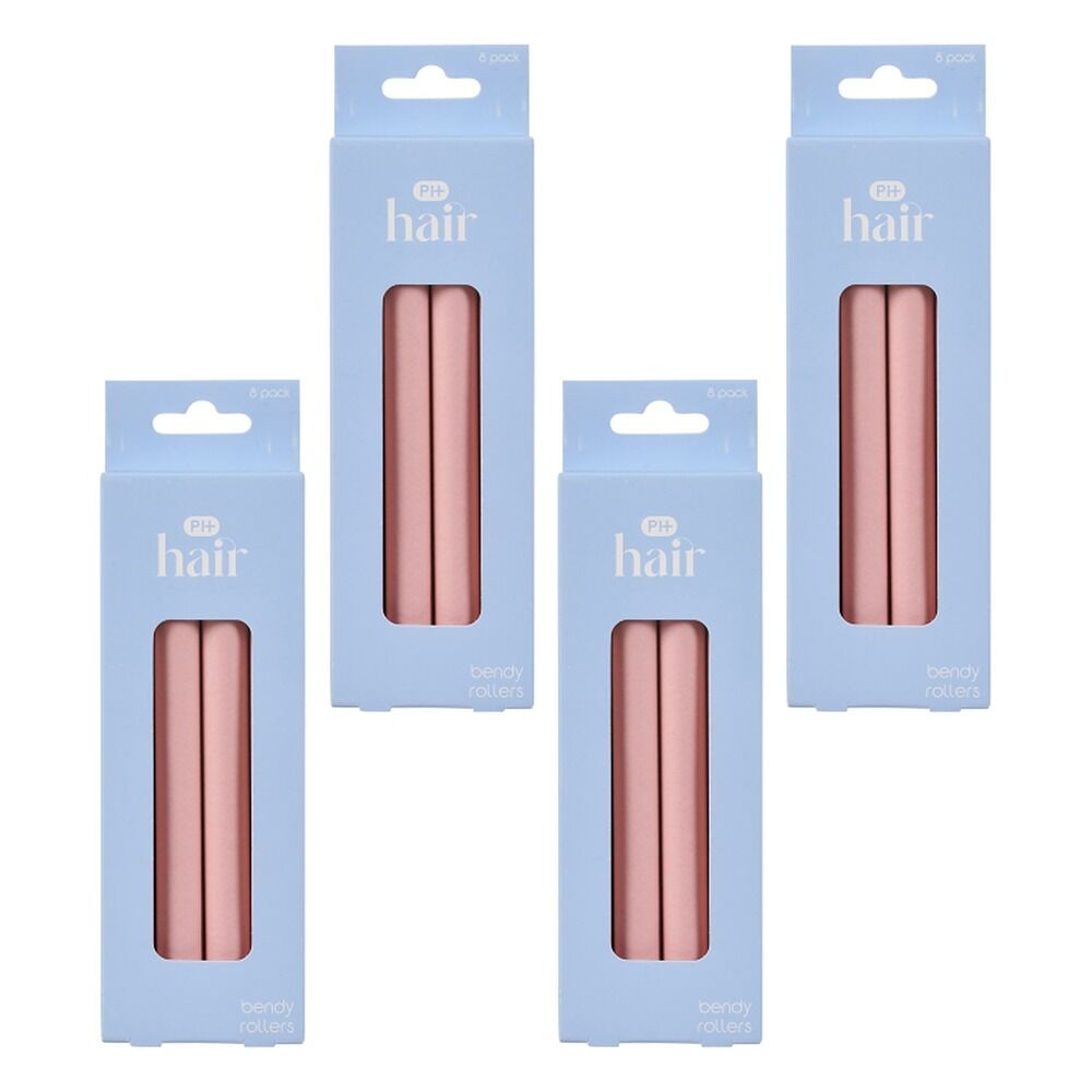 Pharmacy Health Bendy Rollers 8 Pack Bundle of 4