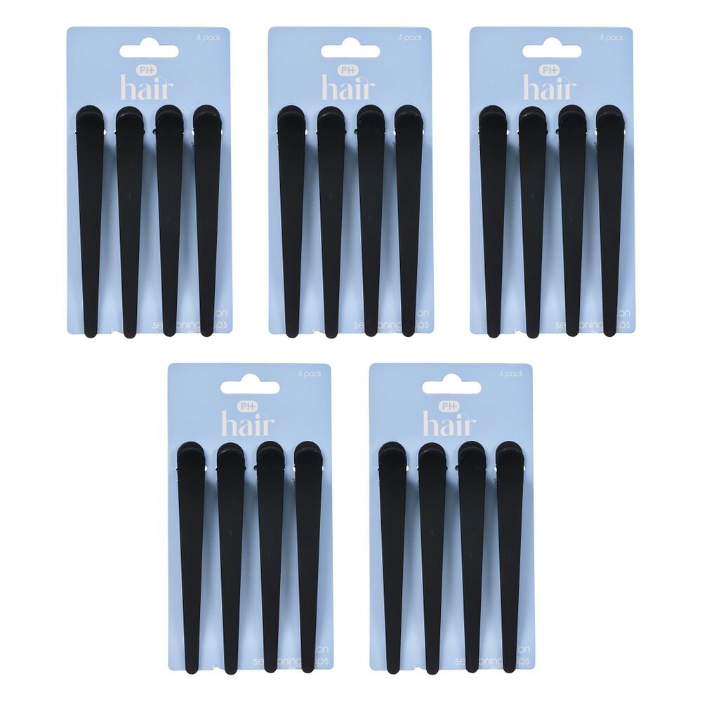 Pharmacy Health Salon Sectioning Clips 4 Pack Bundle of 5