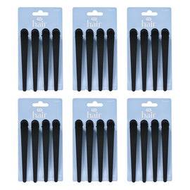 Pharmacy Health Salon Sectioning Clips 4 Pack Bundle of 6