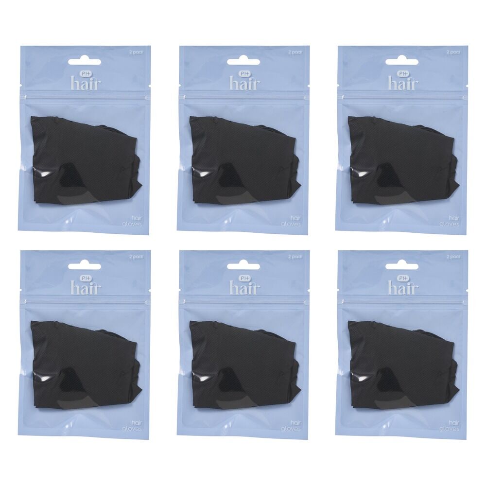 Pharmacy Health Hair Gloves 2 Pack Bundle of 6