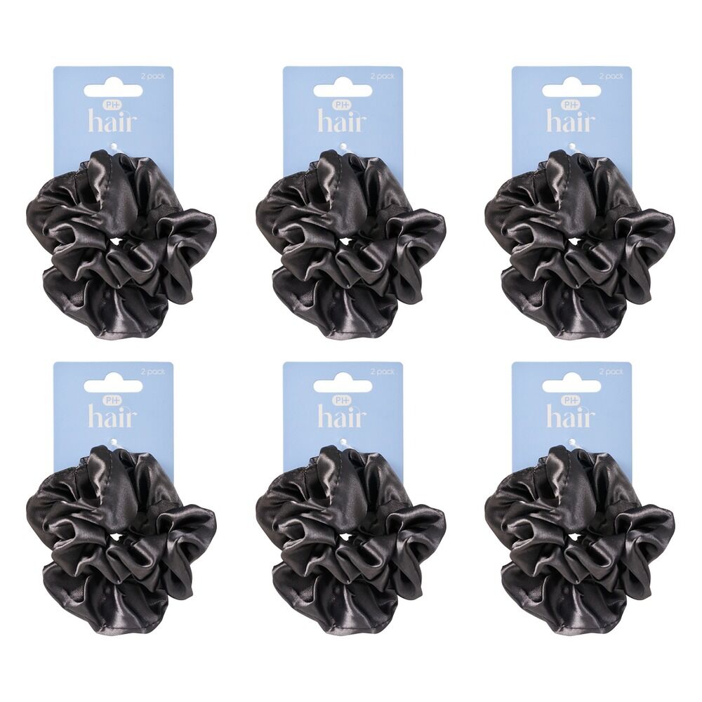 Pharmacy Health Sleep Scrunchies Grey 2 Pack Bundle of 6