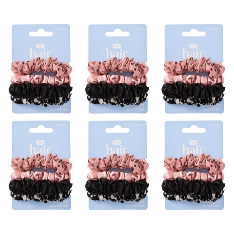 Pharmacy Health Scrunchie Mixed 4 Pack Bundle of 6
