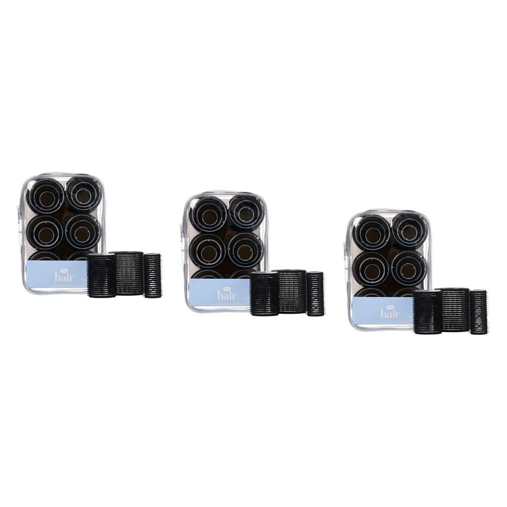 Pharmacy Health Hair Rollers Multipack 18 Pack Bundle of 3