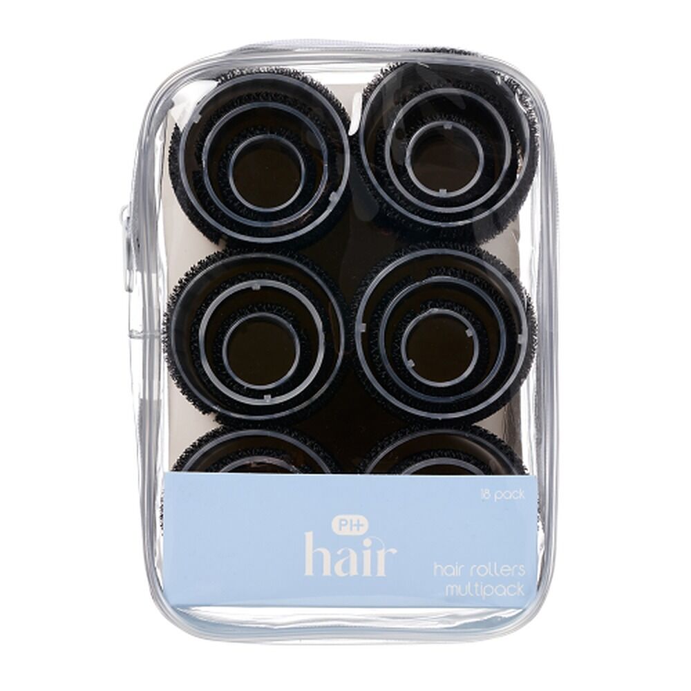 Pharmacy Health Hair Rollers Multipack 18 Pack
