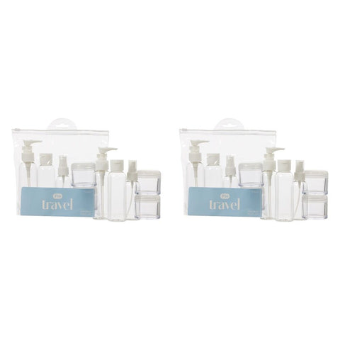 Pharmacy Health Refillable Travel Set 5 Pack Bundle of 2