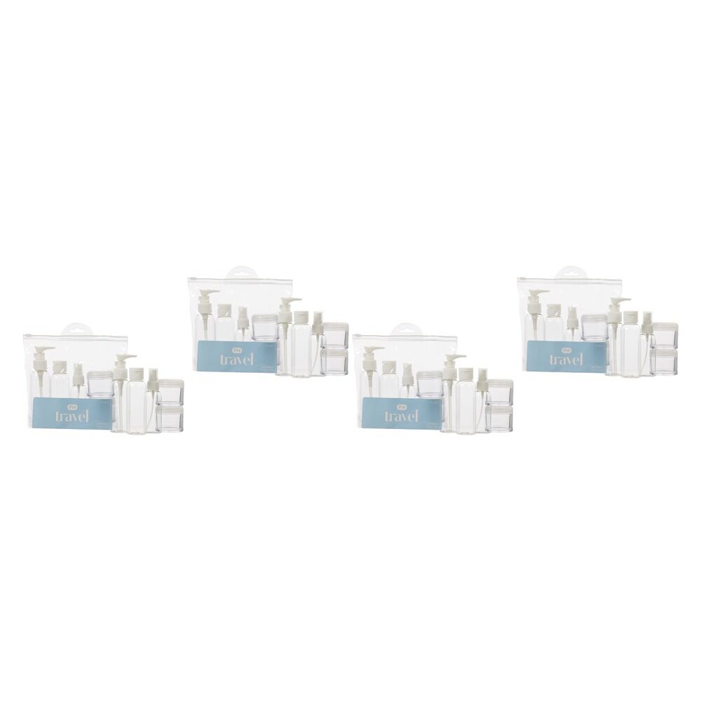 Pharmacy Health Refillable Travel Set 5 Pack Bundle of 4