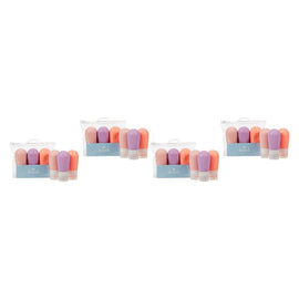 Pharmacy Health Refillable Silicone Bottles Medium 80ml 3 Pack Bundle of 4