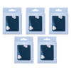 Pharmacy Health Fabric Shower Cap Pattern Pack of 5